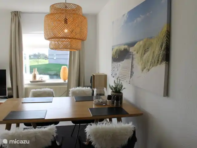 Strand Genot | Pays-Bas, Hollande du Nord, Julianadorp aan Zee - appartement Prenez un bon petit déjeuner à la table à manger.