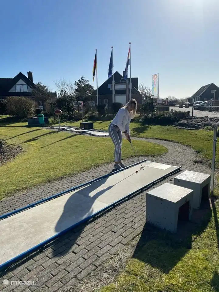 Le mini-golf de notre parc.