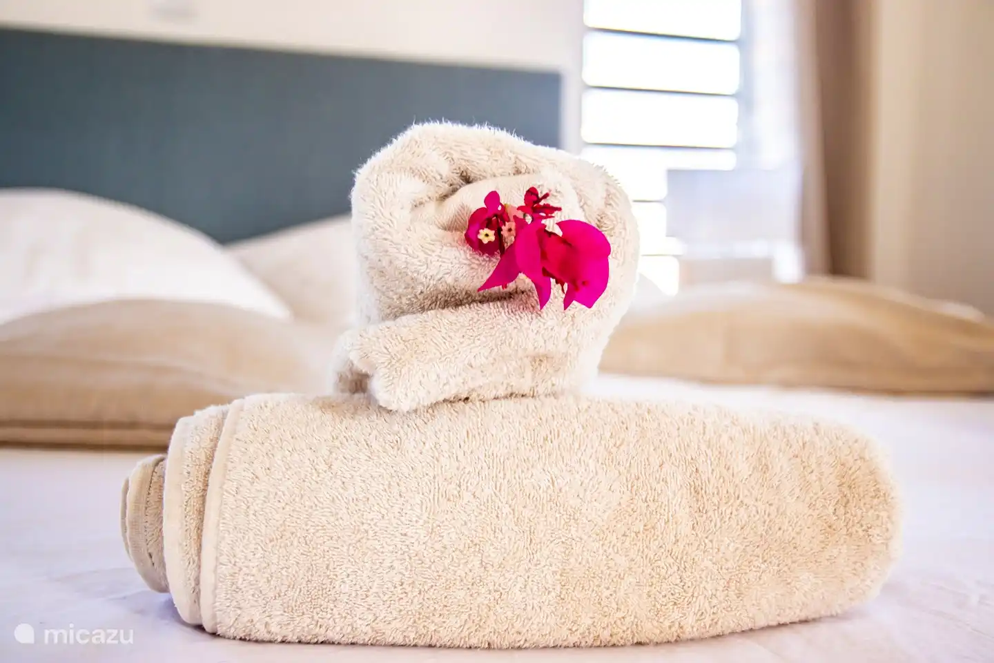 Genoeg handdoeken voor het gehele verblijf.