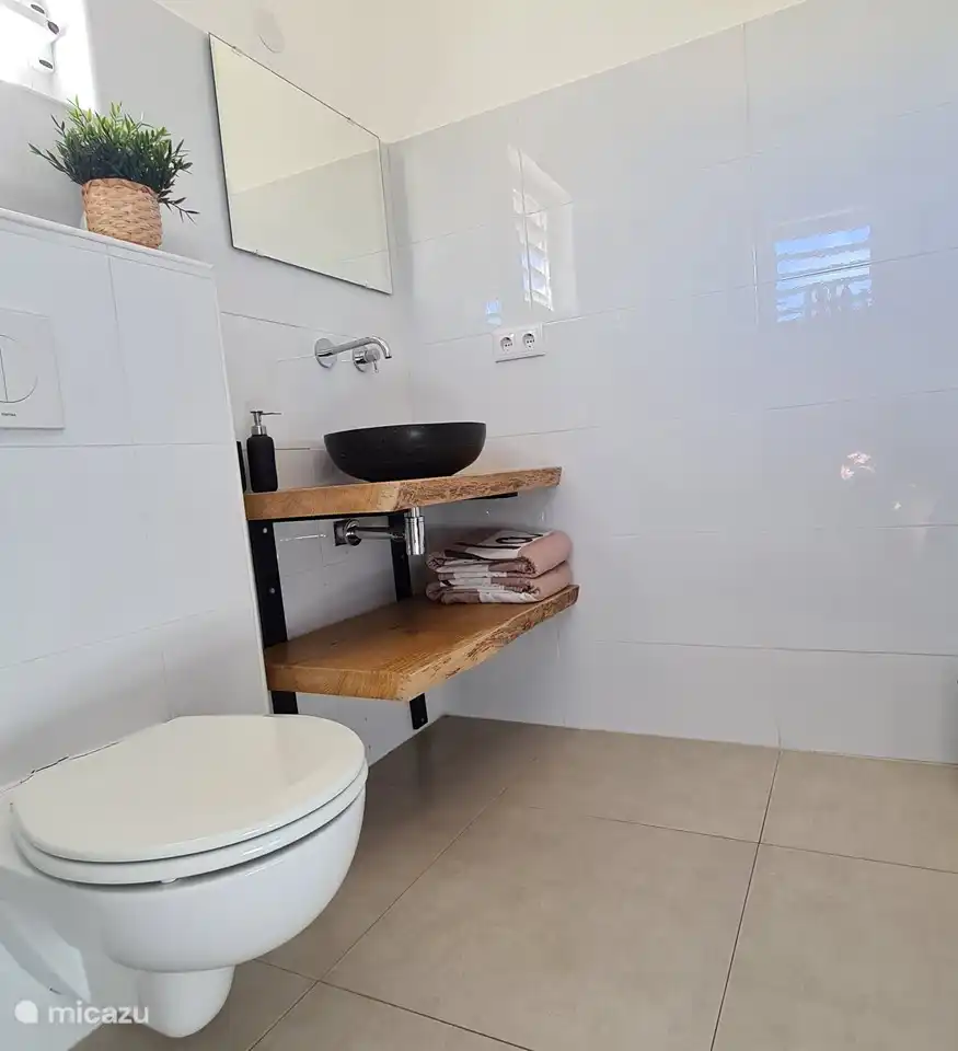 Heerlijk opfrissen na een stranddag.