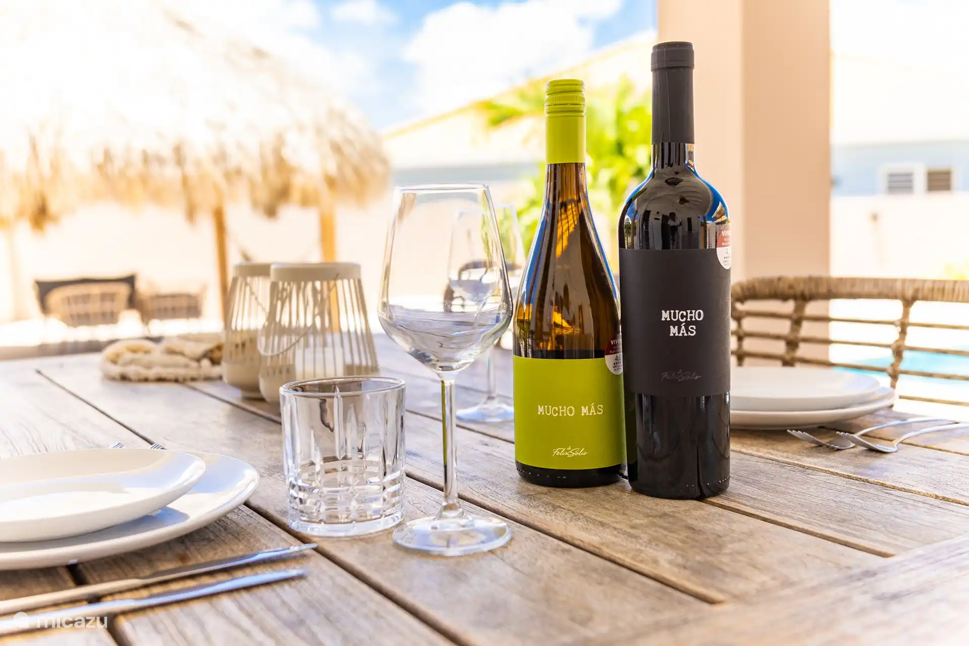 Dineren in de buitenlucht.