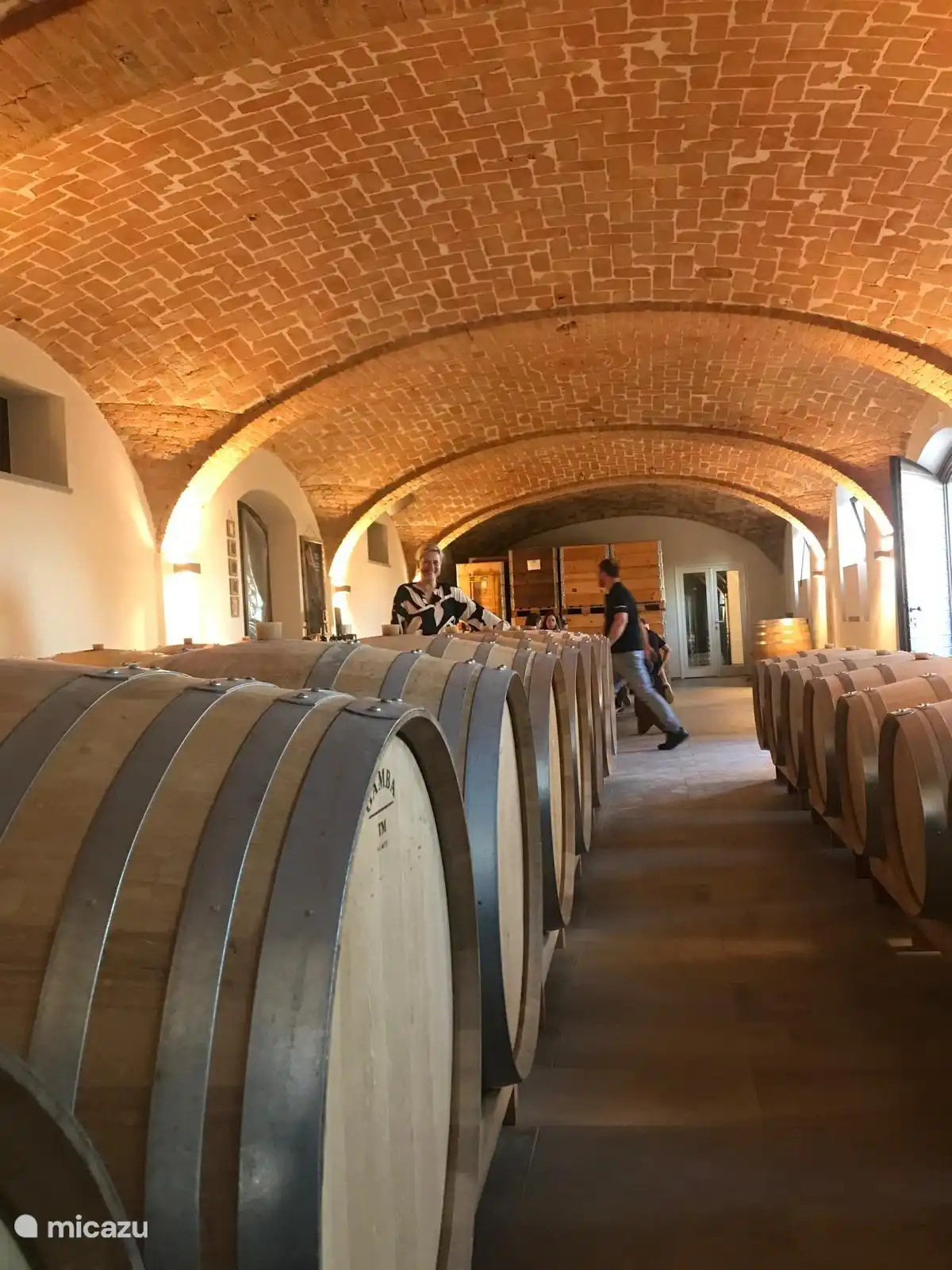 una de las muchas bodegas.