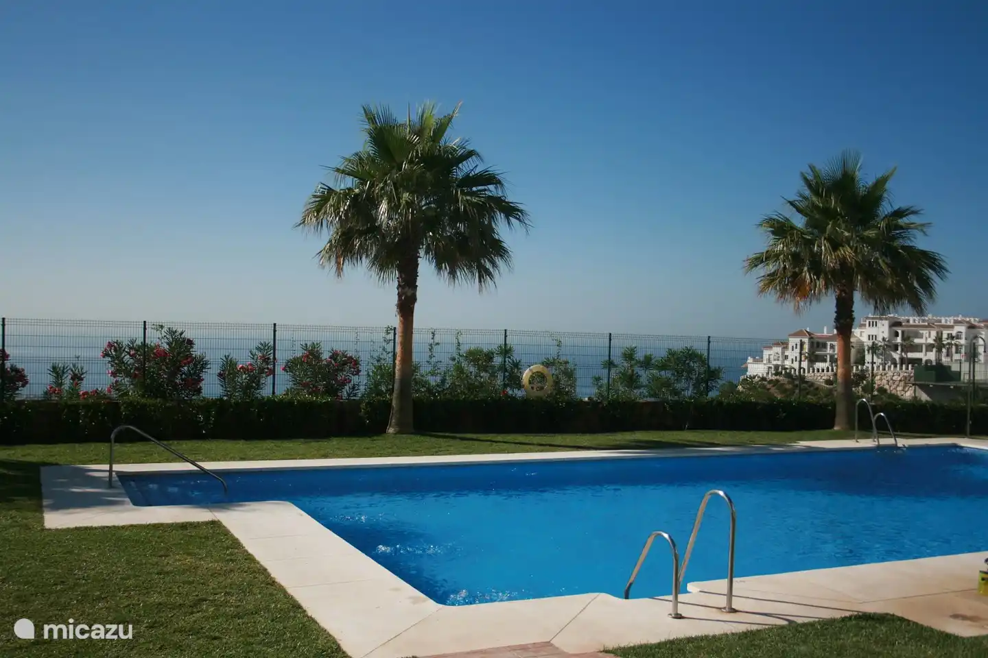 Meerblick und Pool in Spanien, Andalusien, Rincón de la Victoria - Appartement