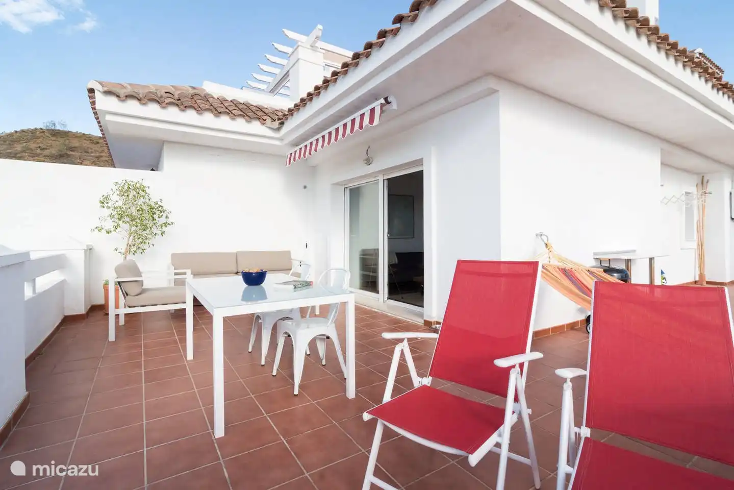 Meerblick und Pool in Spanien, Andalusien, Rincón de la Victoria - Appartement