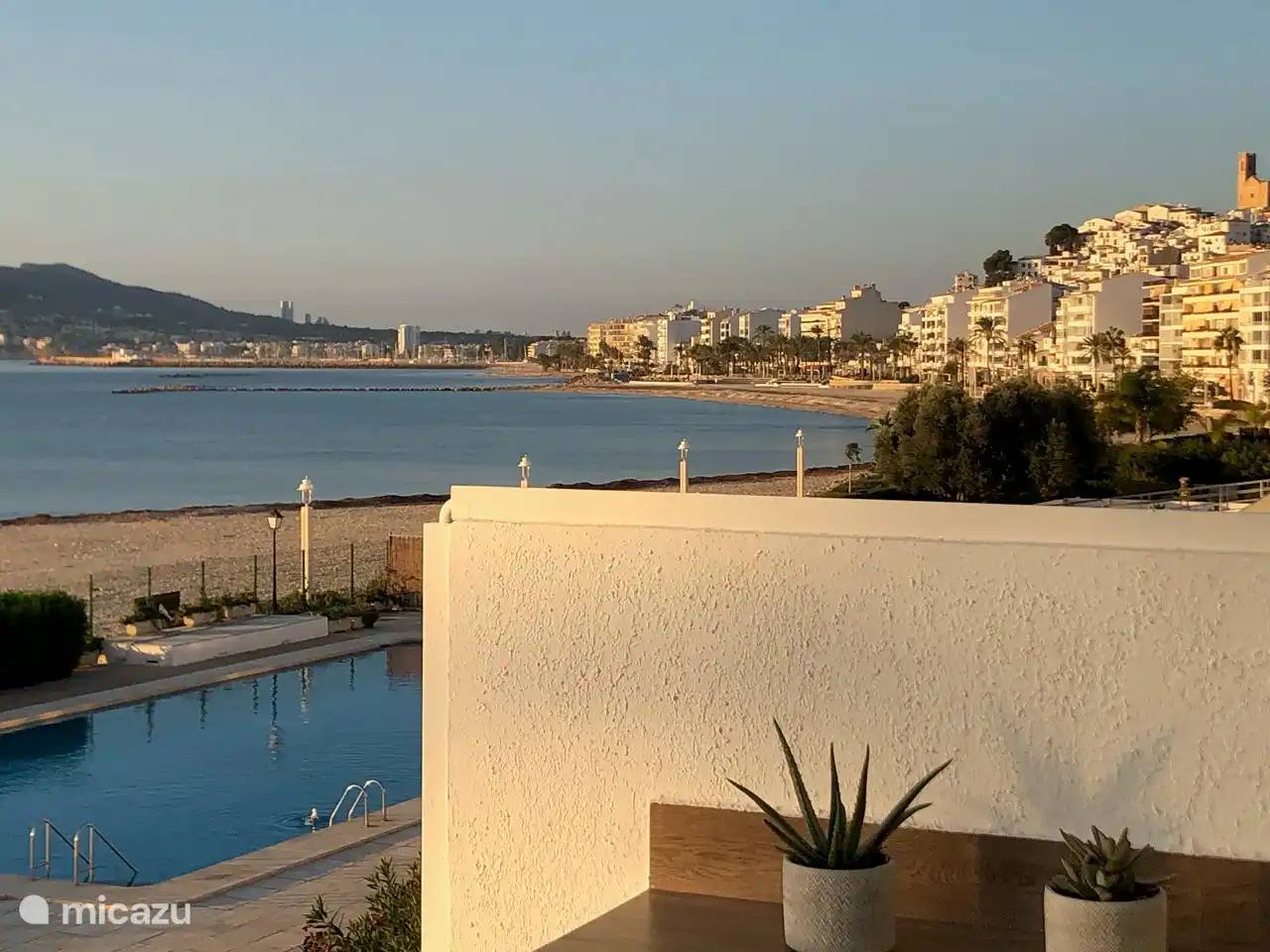 vue sur Altea depuis la terrasse