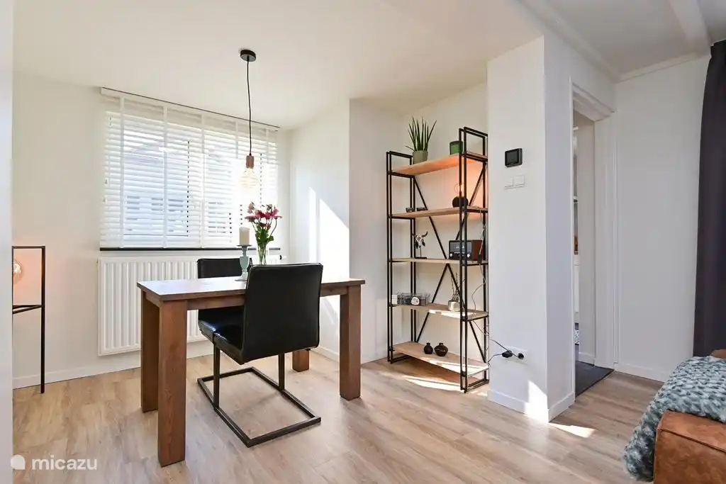 Enjoying the sun at the table