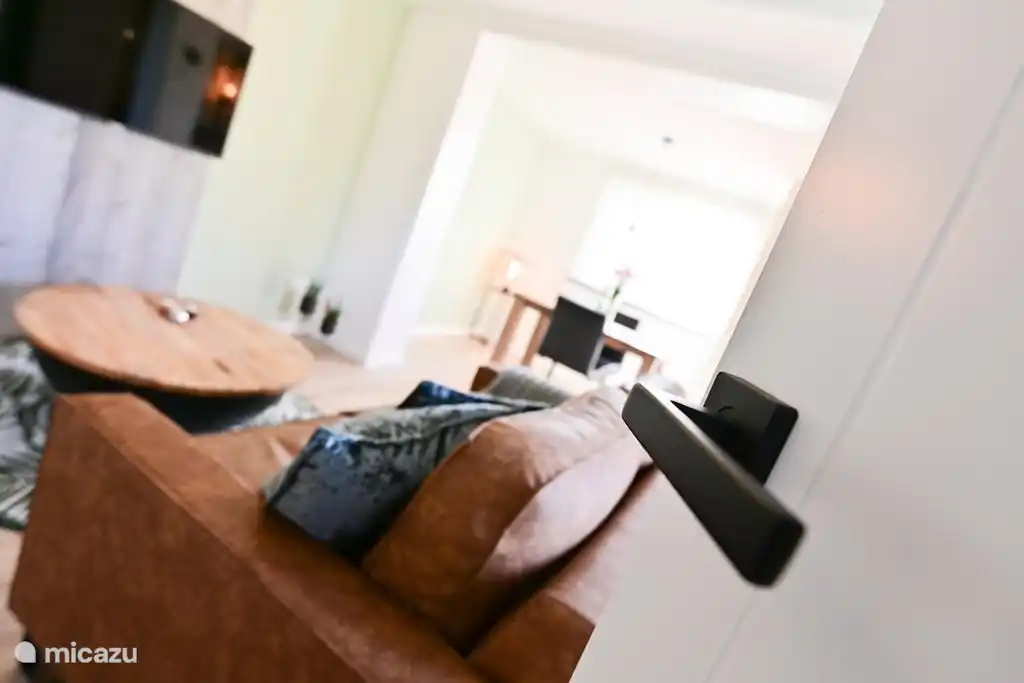 From the bedroom you fall on the couch in no time