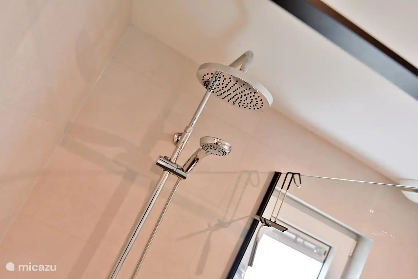 Relax under the rain shower