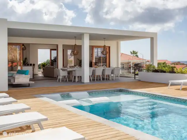 Incroyable villa de luxe à Vista Royal. | Curaçao, Banda Ariba (est), Vista Royal - villa Depuis la chaise longue.