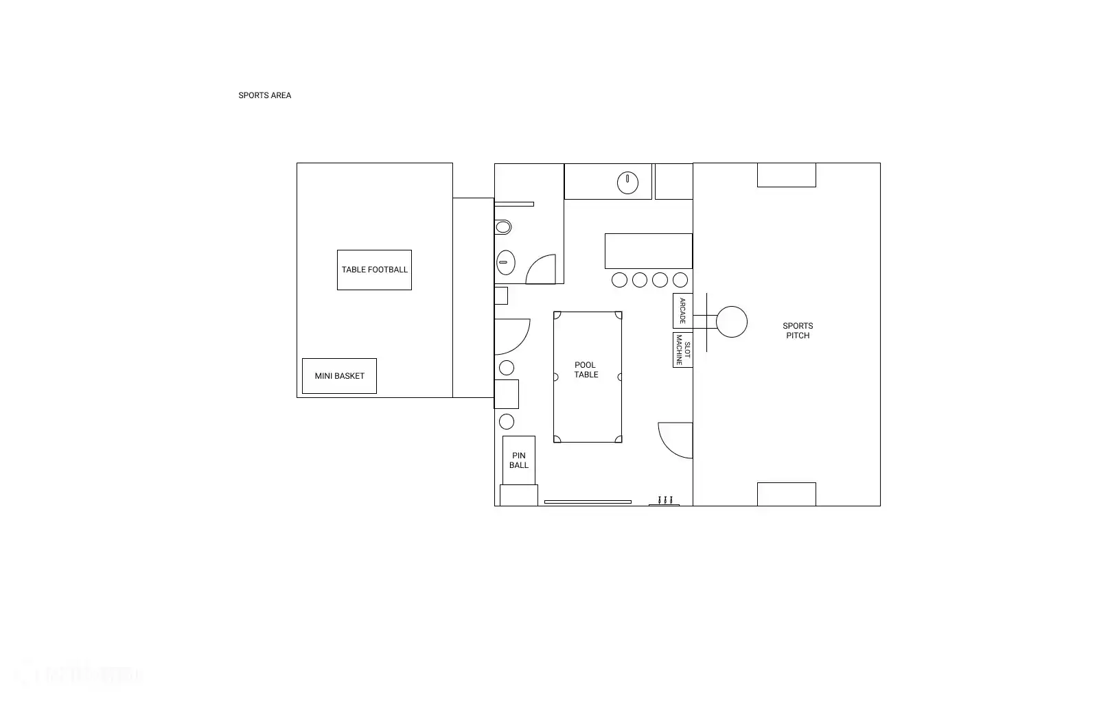 Mapa, deportes y juegos