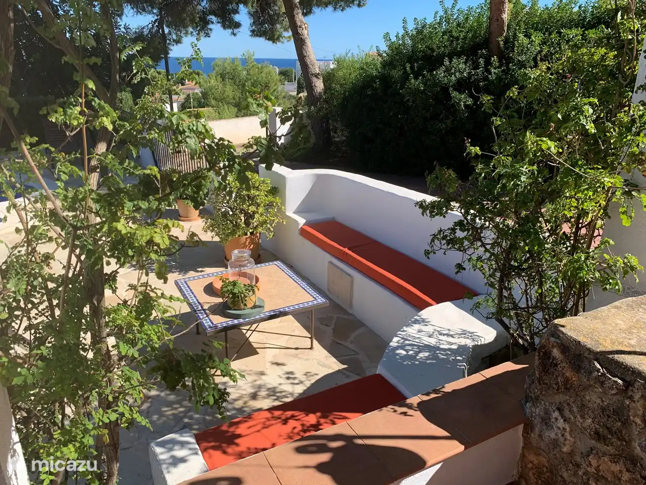 Ibiza corner from the higher terrace