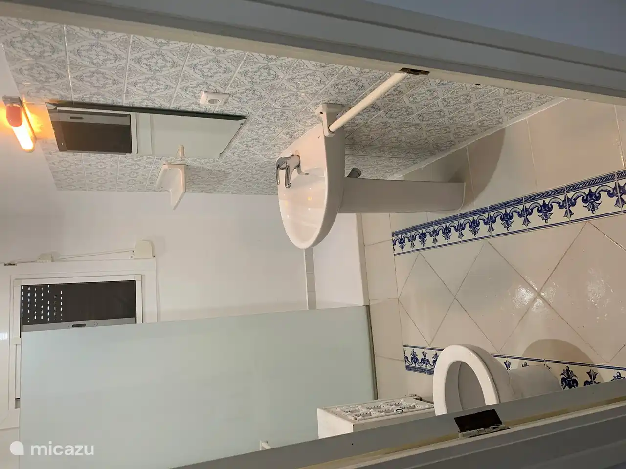 Bathroom 2 close to the masters with walk-in shower, toilet and sink