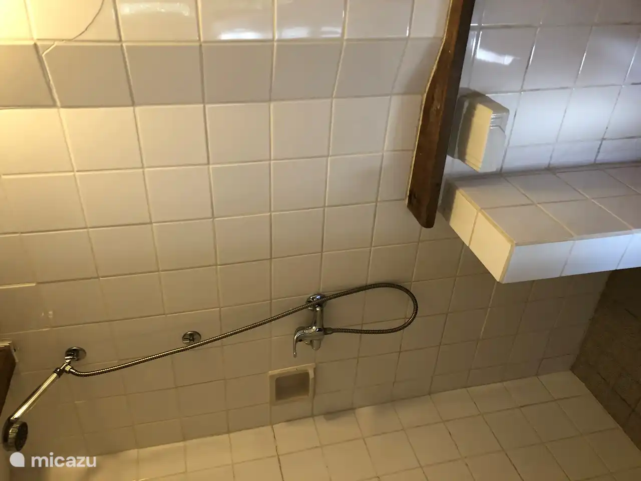 Dusche und Toilette im Taubenschlag