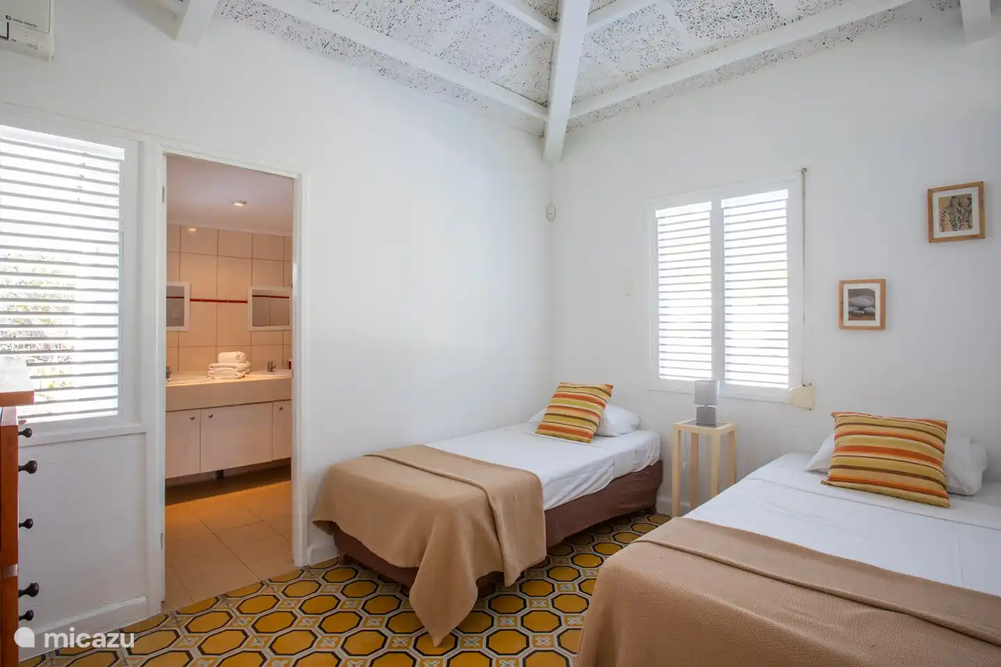 Schlafzimmer mit Klimaanlage