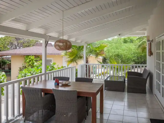 Piscadera Bay Resort 23 huren in Curaçao, Curacao-Midden, Piscadera - bungalow Ruime veranda