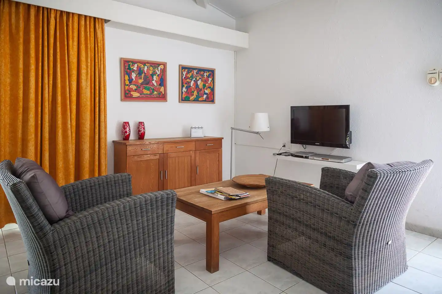 Salon avec télévision