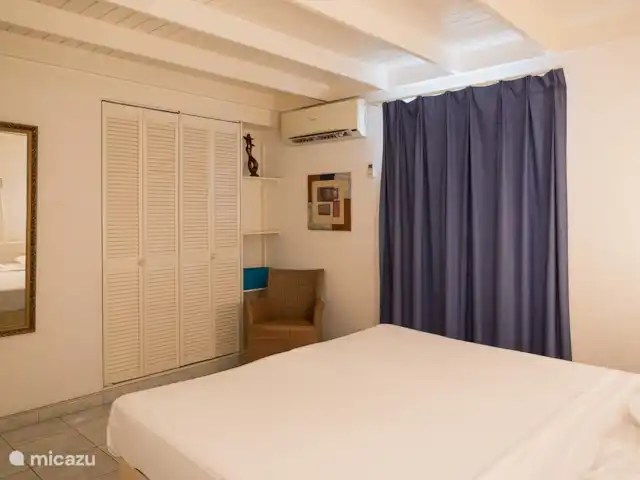 Piscadera Bay Resort 23 huren in Curaçao, Curacao-Midden, Piscadera - bungalow Slaapkamer voorzien van airconditioning