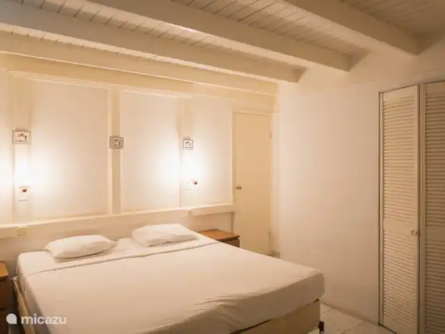 Piscadera Bay Resort 23 huren in Curaçao, Curacao-Midden, Piscadera - bungalow Slaapkamer voorzien van airconditioning