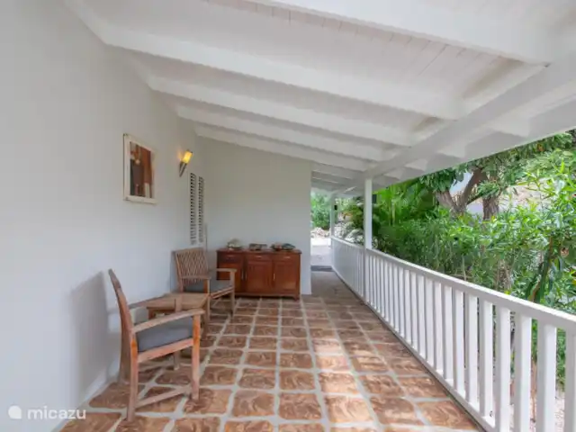 Piscadera Bay Resort 24 | Curaçao, Curaçao-Centre, Piscadera - bungalow Véranda / entrée
