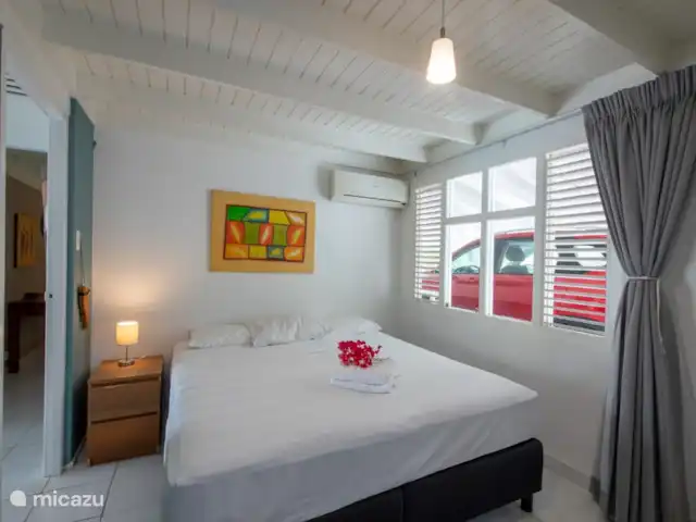 Piscadera Bay Resort 24 | Curaçao, Curaçao-Centre, Piscadera - bungalow Chambre avec air conditionné
