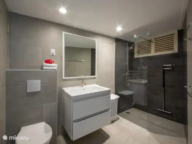 Piscadera Bay Resort 24 | Curaçao, Curaçao-Centre, Piscadera - bungalow Salle de bain moderne