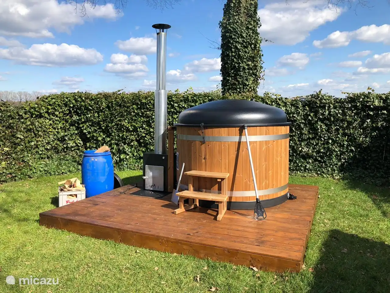 Whirlpool kann pro Aufenthalt gemietet werden. Ich werde sicherstellen, dass es bei Ihrer Ankunft für Sie bereit ist.