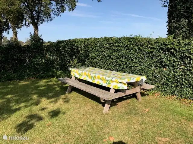 Vergessen Sie nicht den Picknicktisch