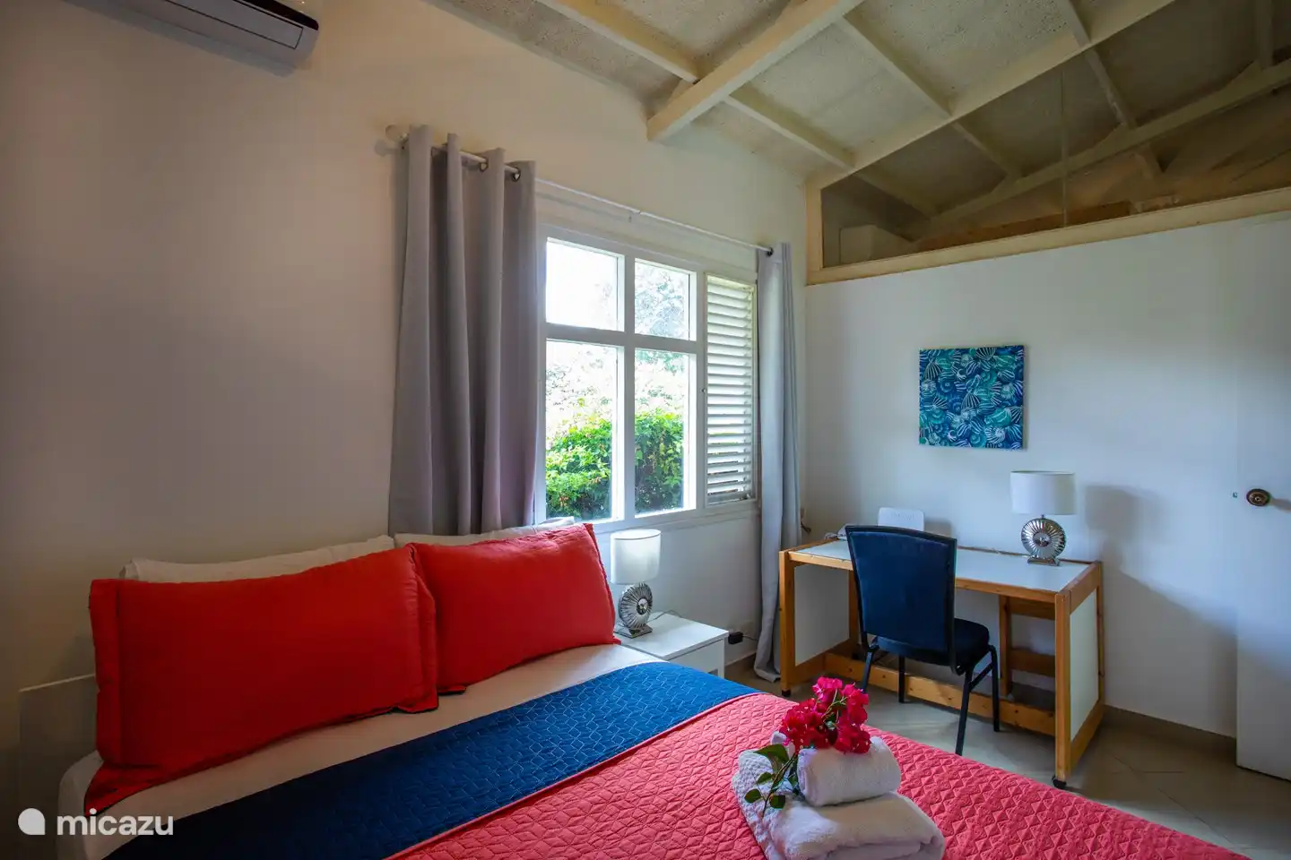 Schlafzimmer mit Klimaanlage