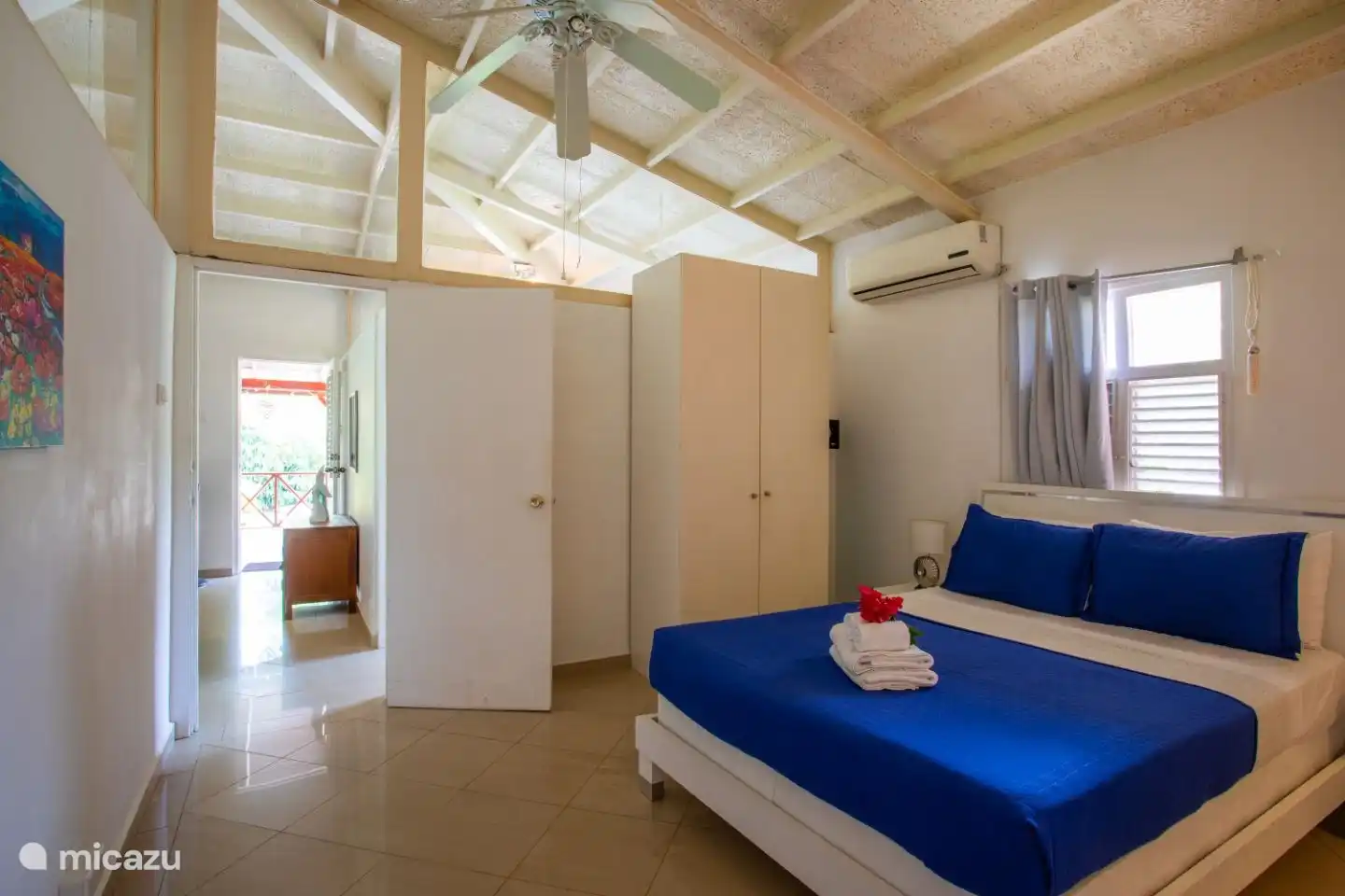 Schlafzimmer mit Klimaanlage