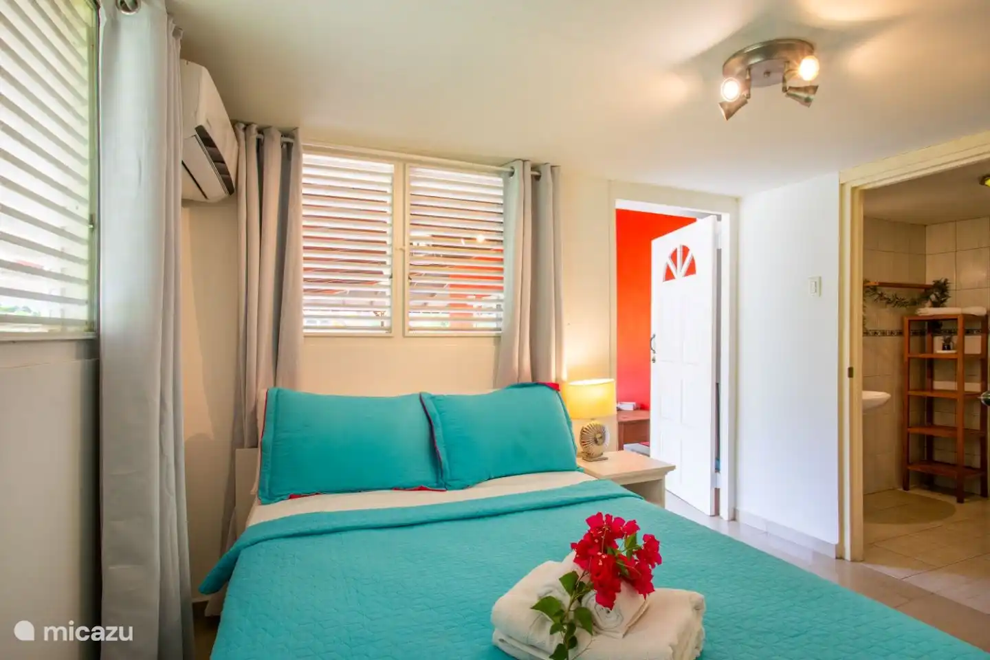 Schlafzimmer mit Klimaanlage