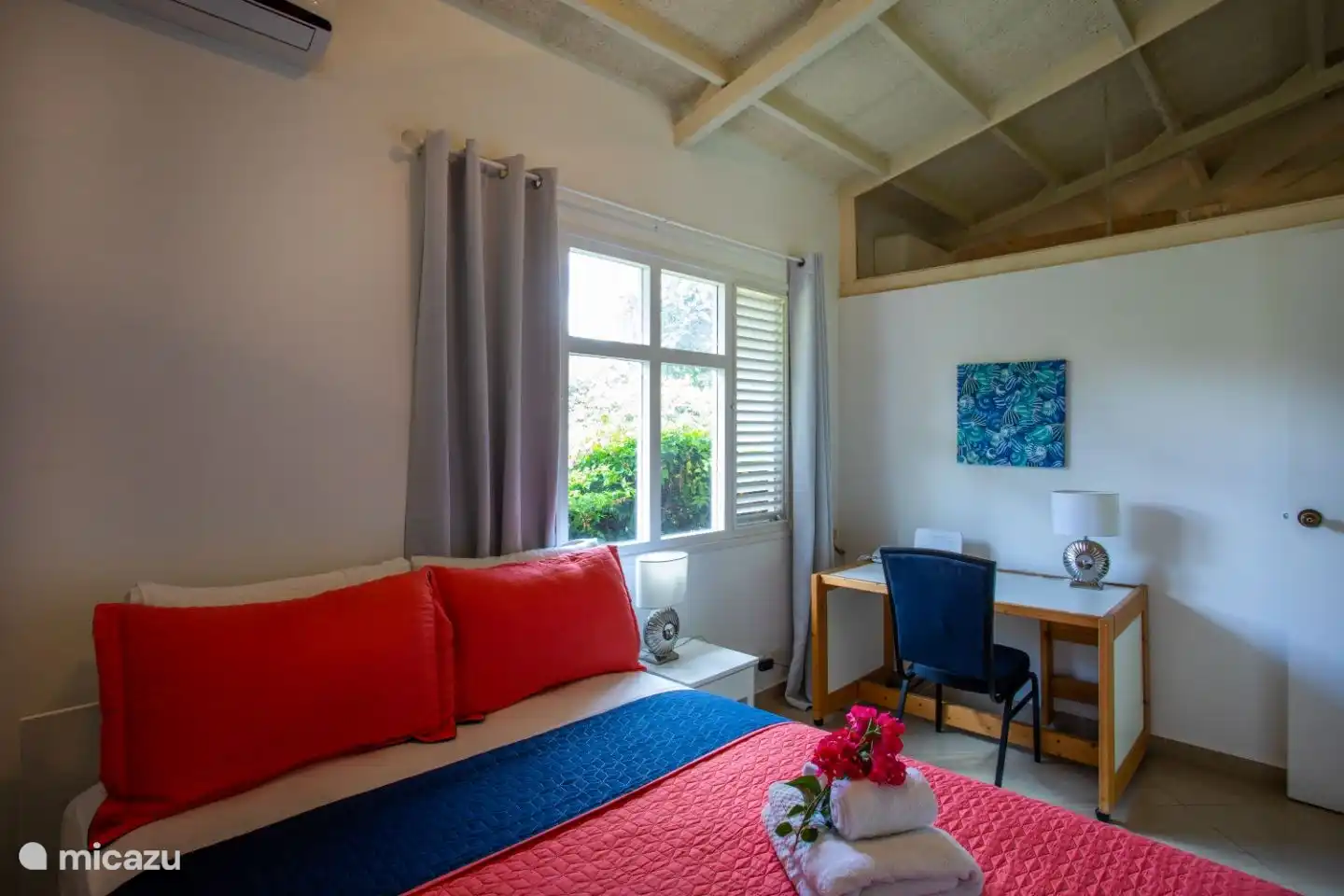 Schlafzimmer mit Klimaanlage