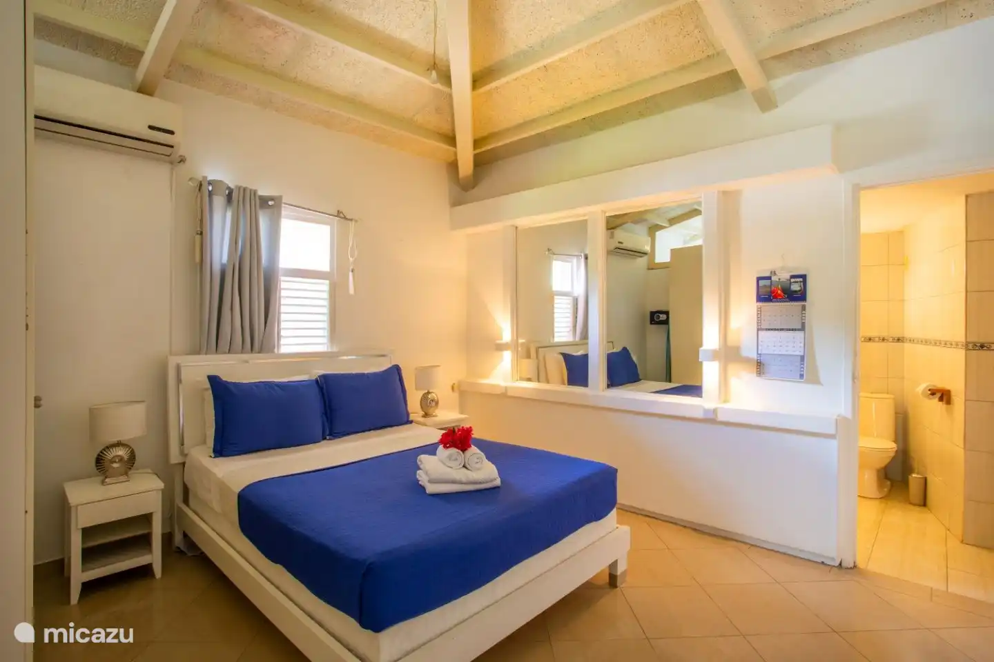 Schlafzimmer mit Klimaanlage