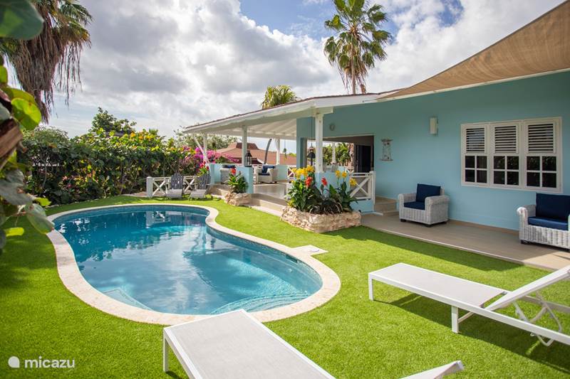 Vakantiehuis Curaçao, Curacao-Midden, Piscadera Bungalow Villa Perla Blou