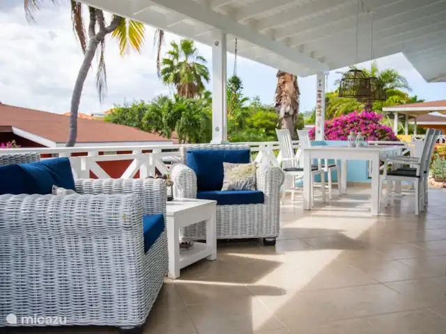 Villa Perla Blou | Curaçao, Curaçao-Centre, Piscadera - bungalow Terrasse
