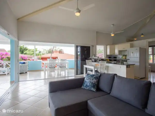 Villa Perla Blou | Curaçao, Curaçao-Centre, Piscadera - bungalow Sensation d'ouverture grâce à deux grandes portes coulissantes