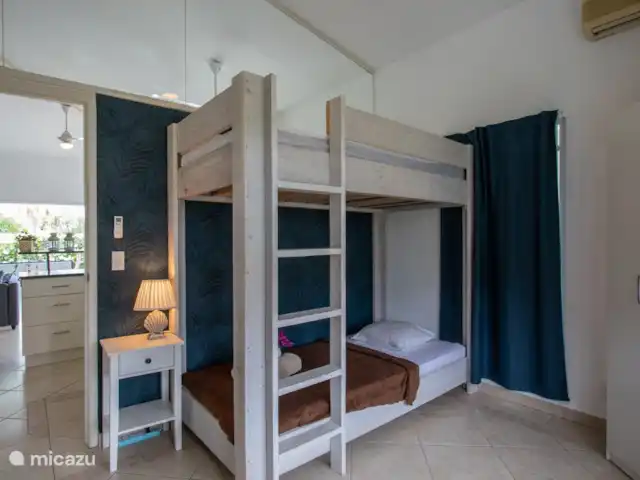 Villa Perla Blou | Curaçao, Curaçao-Centre, Piscadera - bungalow 3ème chambre avec lits superposés
