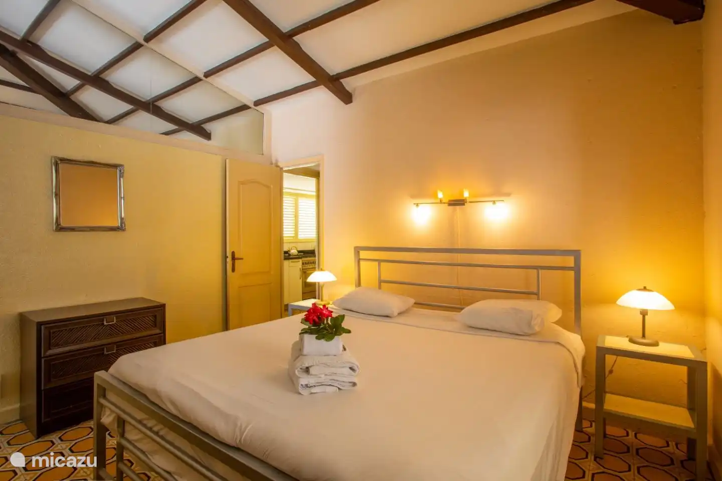 Schlafzimmer mit Klimaanlage