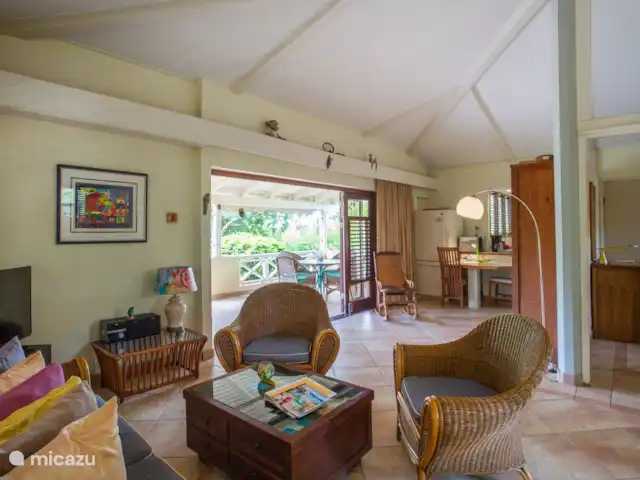 Piscadera Bay Resort 93 | Curaçao, Curaçao-Centre, Piscadera - bungalow Le salon