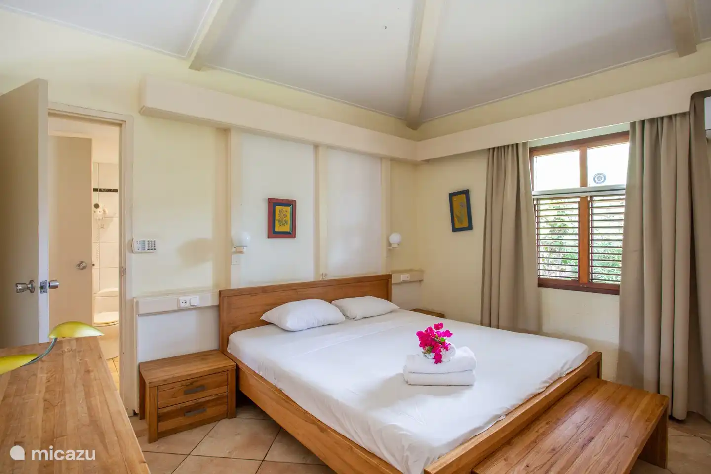 Bedroom with air conditioning