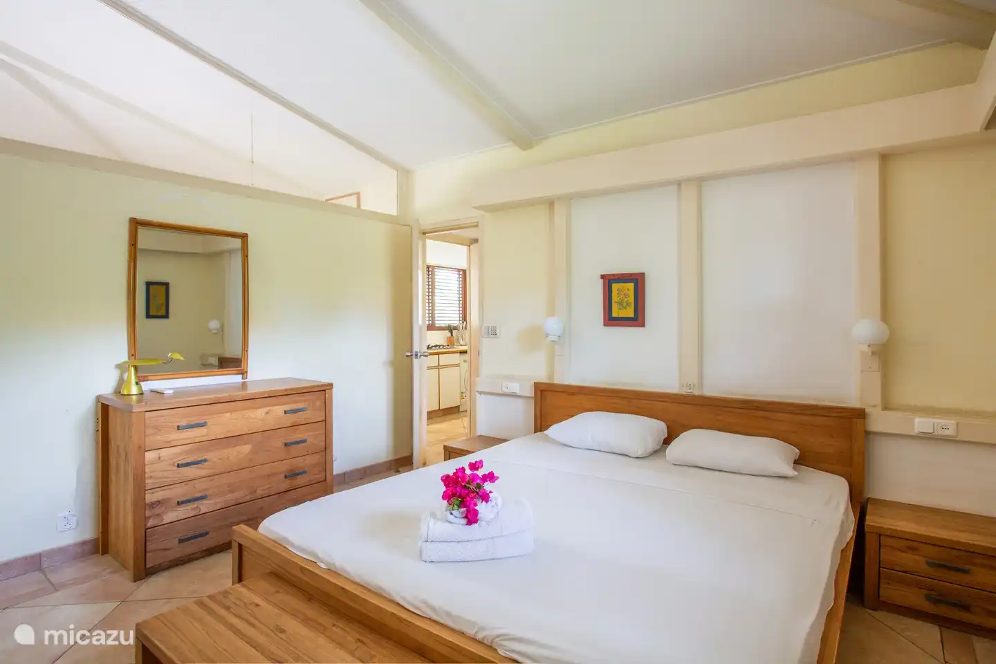 Bedroom with air conditioning