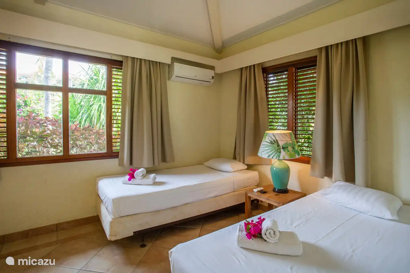 Bedroom with air conditioning