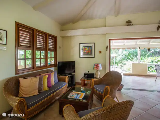 Piscadera Bay Resort 93 | Curaçao, Curaçao-Centre, Piscadera - bungalow Le salon