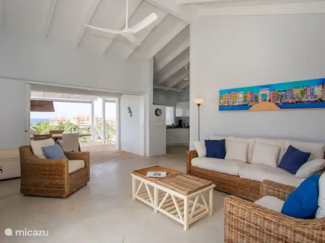 Piscadera Bay Resort 102 | Curaçao, Curaçao-Centre, Piscadera - bungalow séjour avec cuisine ouverte