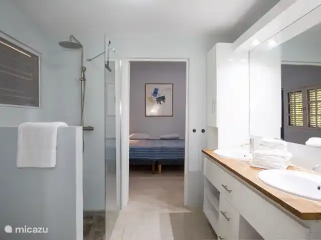 Piscadera Bay Resort 102 | Curaçao, Curaçao-Centre, Piscadera - bungalow salle de bain