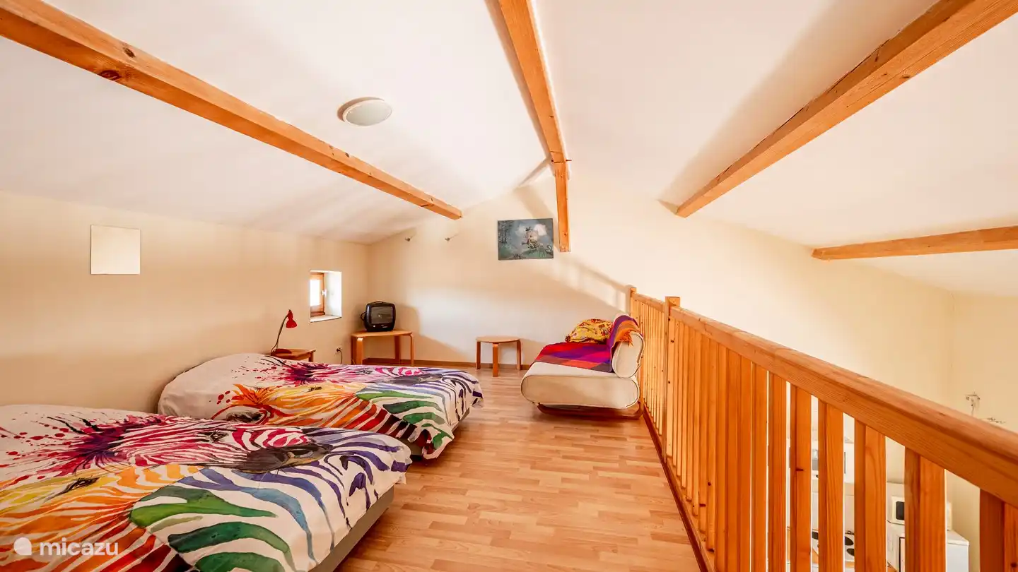 Zwischengeschoss mit Betten