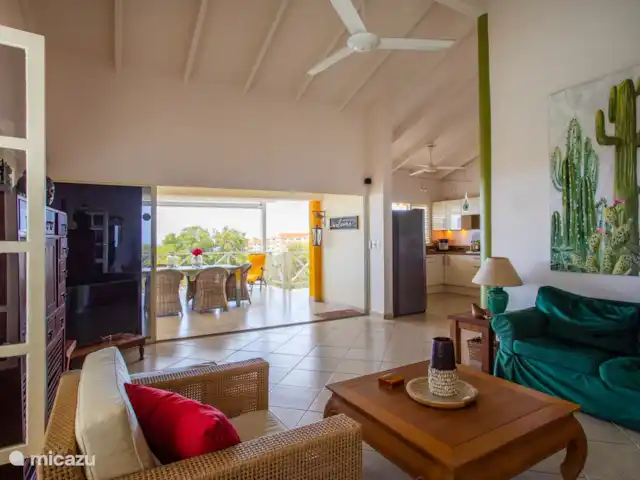 Villa Dol Fine Maison | Curaçao, Curaçao-Centre, Piscadera - bungalow Salon spacieux