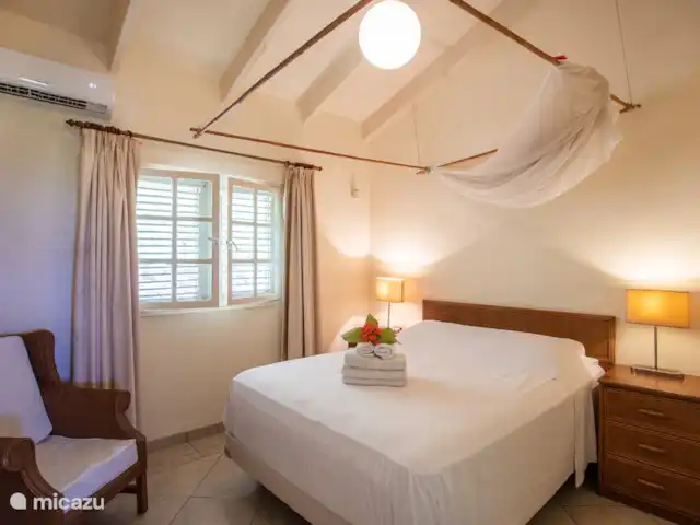 Villa Dol Fine Maison | Curaçao, Curaçao-Centre, Piscadera - bungalow Chambre avec air conditionné et salle de bain attenante