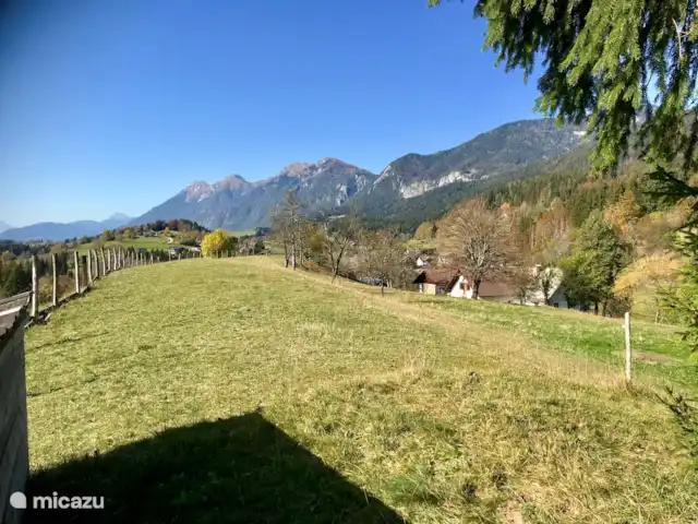 Haus Tilia Karinthië / App Dobratsch huren in Oostenrijk, Karinthië, Kerschdorf/Nötsch - appartement Uitzicht vanuit de tuin naar Gailtal, Nassfeld, Vellacher, Spitzegel enz.