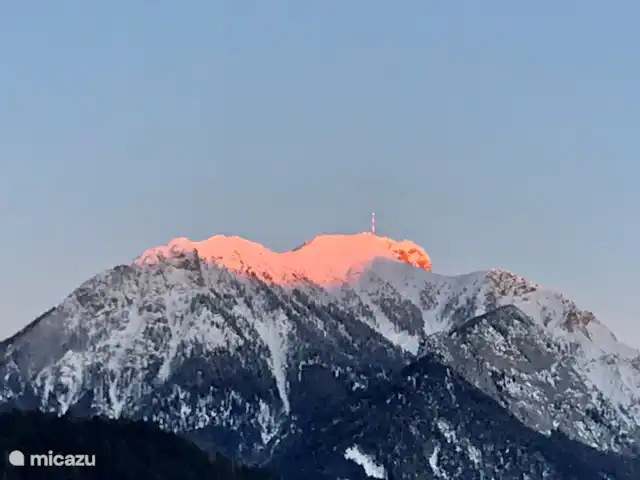 Haus Tilia Karinthië / App Dobratsch huren in Oostenrijk, Karinthië, Kerschdorf/Nötsch - appartement Zonsondergang met nog roze op de Dobratsch
