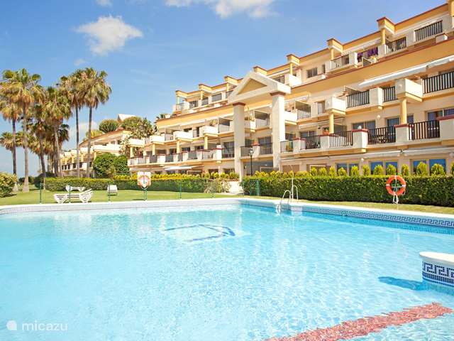 Vakantiehuis Spanje, Costa del Sol, Marbella Elviria - appartement Romana Playa Elviria 101